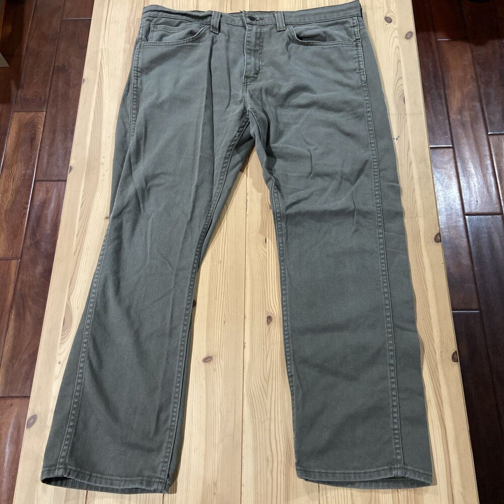 Levi's Womens 513 Boot Cut 18M Green Denim Jeans 36x30